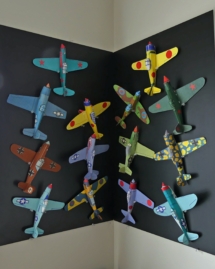 Jack Armstrong SAF-Flite WWII Model Planes